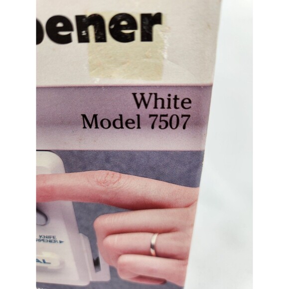 Vintage Rival Under Cabinet Can‎ Opener 7507 Knife Sharpener RV Travel Mountable - Picture 3 of 16